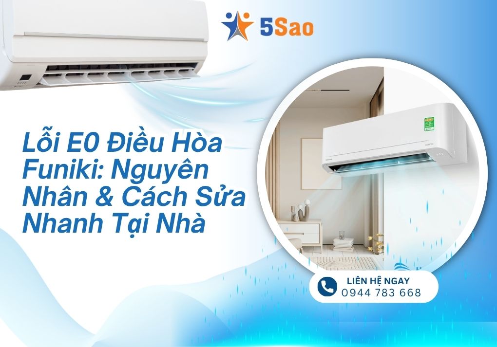 Lỗi E0 Điều Hòa Funiki: Nguyên Nhân & Cách Sửa Nhanh Tại Nhà