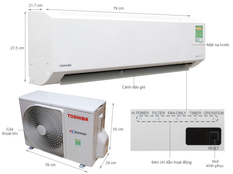 máy lạnh Toshiba báo lỗi 07