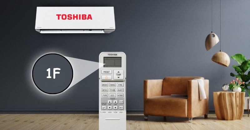 Máy lạnh Toshiba báo lỗi 1F