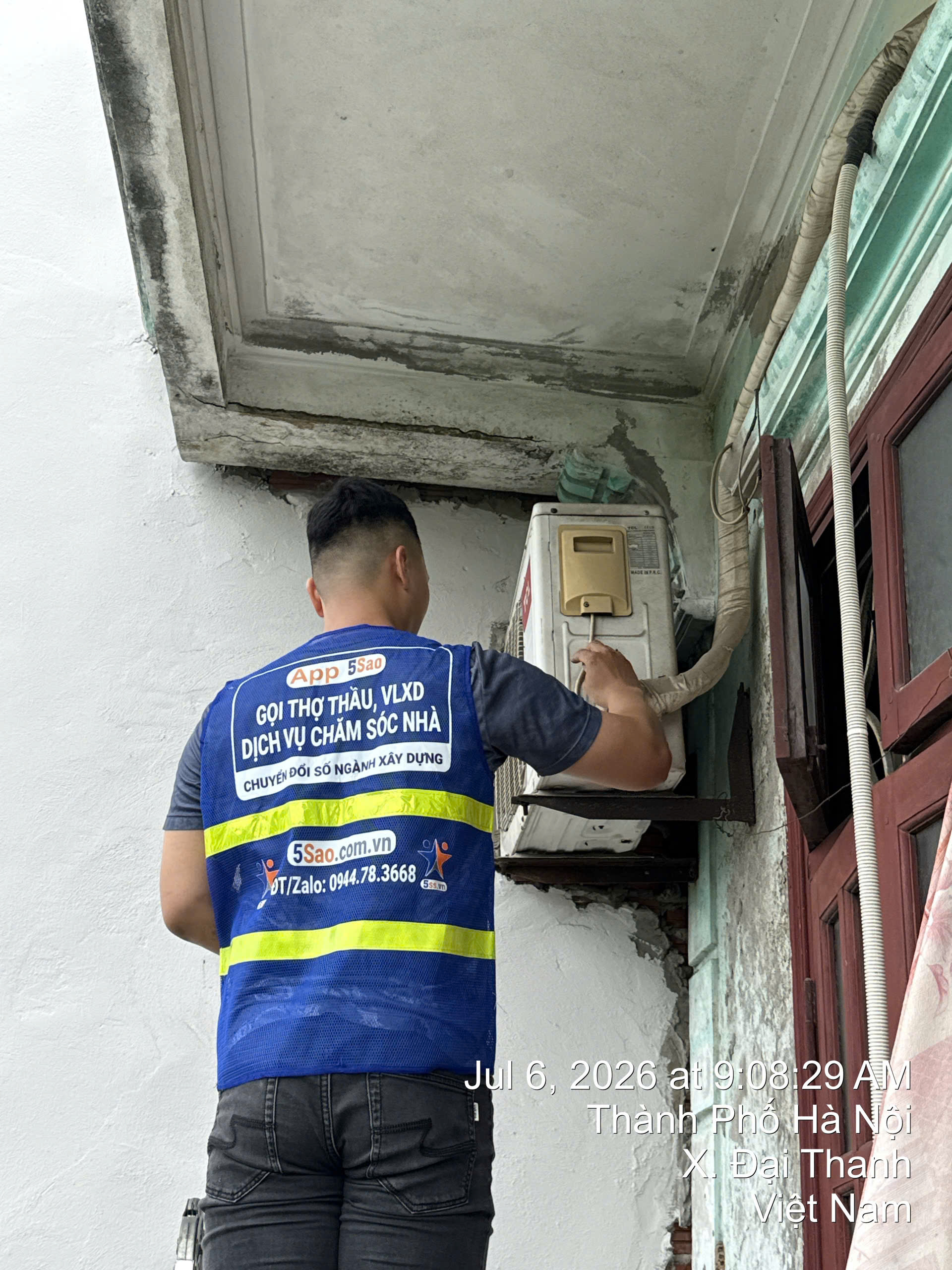 Khắc phục sự cố điều khiển điều hòa qua ứng dụng gọi thợ 5Sao