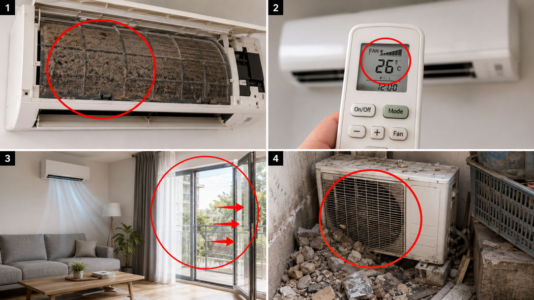 Hướng dẫn sử dụng, bảo dưỡng đúng cách và khắc phục sự cố điều hòa không mát
