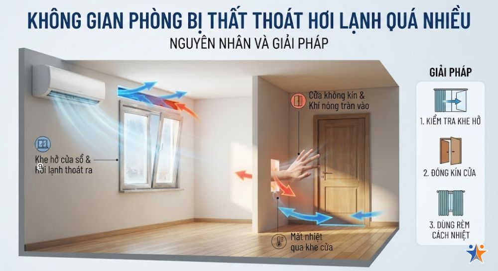 Nguyên nhân máy lạnh không lạnh - Nhóm lỗi liên quan đến hiệu suất và cảm giác sử dụng