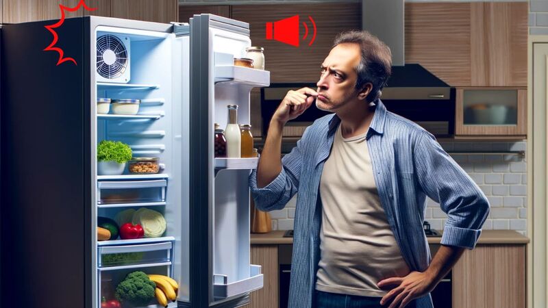 Tủ lạnh có tiếng kêu rè rè gây khó chịu 