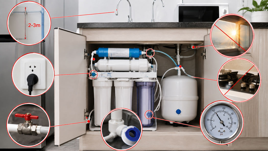 Những lưu ý quan trọng để lắp đặt máy lọc nước bền bỉ và hiệu quả