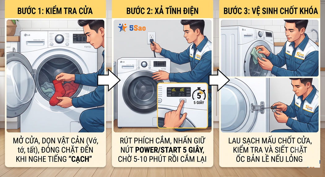 Quy trình 3 bước xử lý nhanh tại nhà