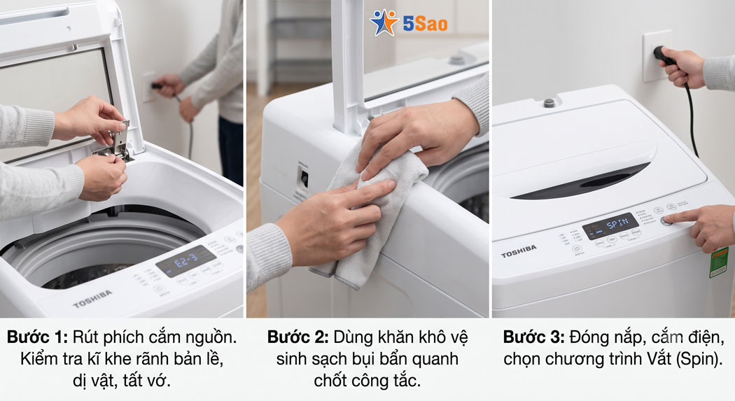 Quy trình kiểm tra an toàn (Không "đấu tắt")