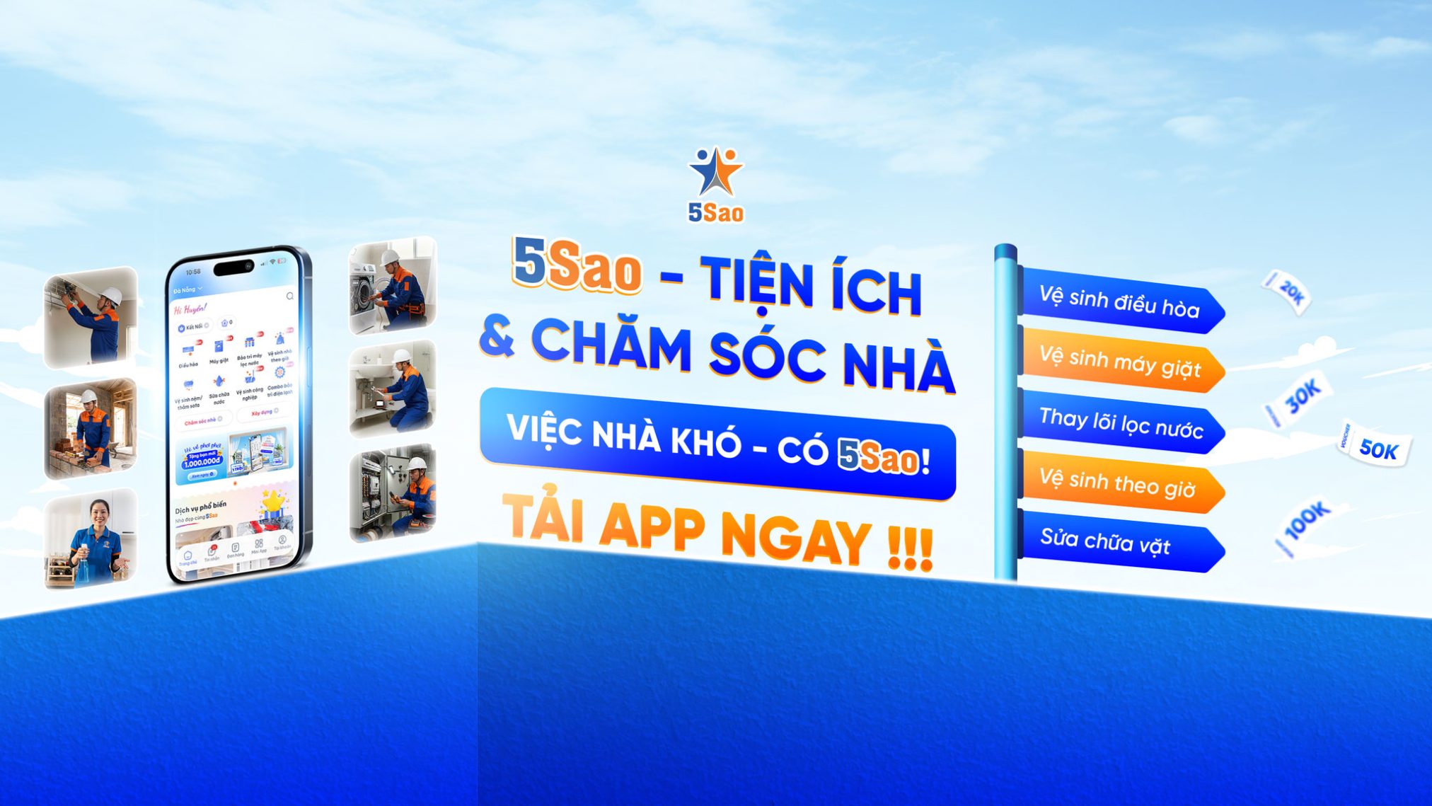 An tâm gửi gắm chiếc máy giặt của gia đình cho 5Sao – đơn vị cung cấp dịch vụ sửa chữa và bảo dưỡng chất lượng tại Huyện Hóc Môn. Tác phong phục vụ chu đáo, giá cả hợp lý cùng chính sách bảo hành dài lâu chắc chắn sẽ làm bạn hài lòng trọn vẹn.