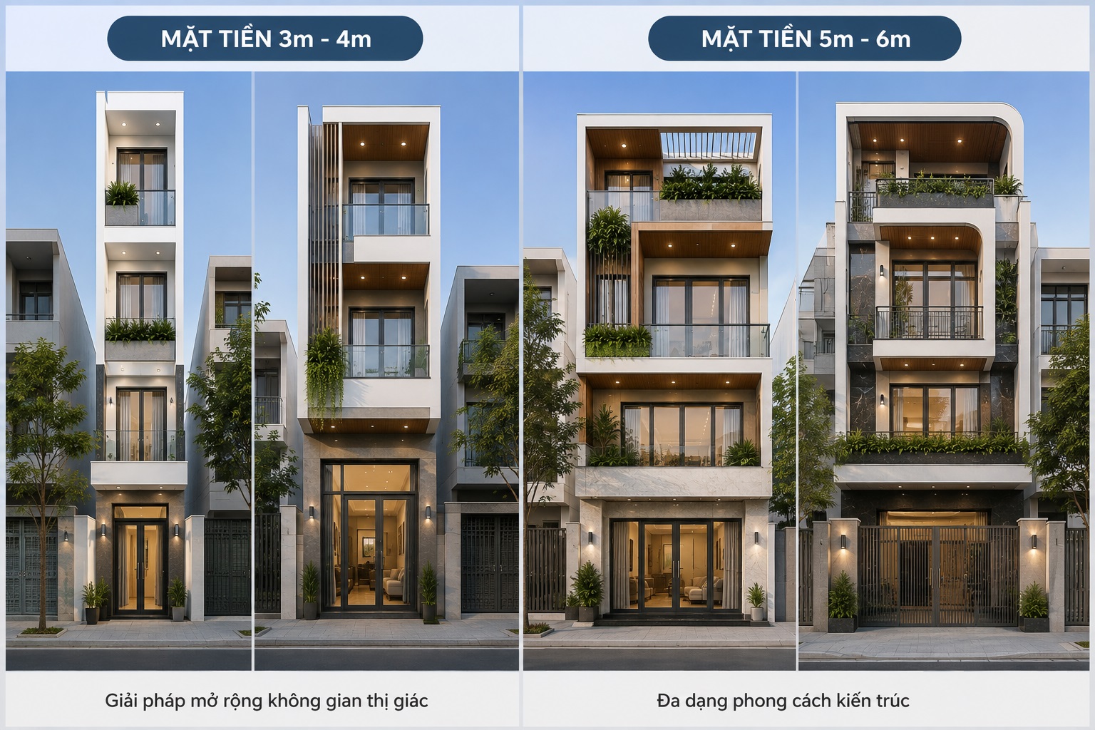 Top 50+ Mẫu Mặt Tiền Nhà Ống Đẹp, Hiện Đại Xu Hướng 2026