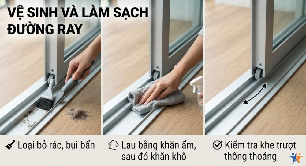Các lỗi cửa kính có thể tự khắc phục