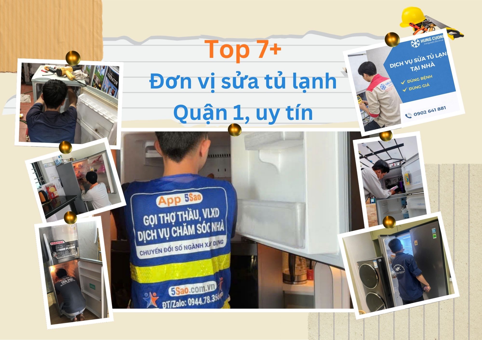 Tổng hợp top 7 đơn vị sửa tủ lạnh Quận 1 uy tín, chuyên nghiệp