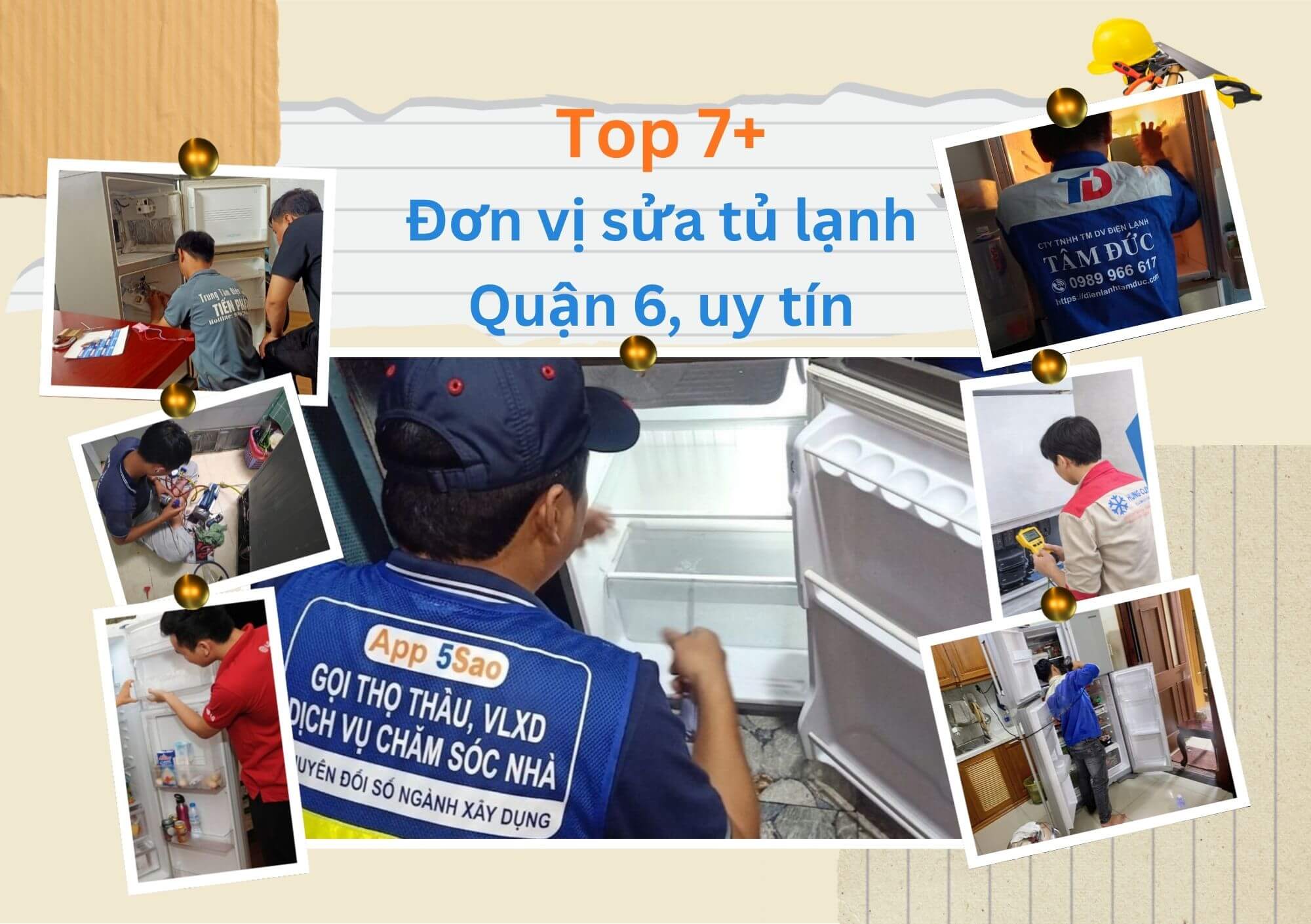 Tổng hợp danh sách Top 7+ đơn vị sửa tủ lạnh Quận 6 uy tín, chuyên nghiệp được đông đảo khách hàng đánh giá cao về chất lượng dịch vụ, thời gian có mặt nhanh và giá cả minh bạch.