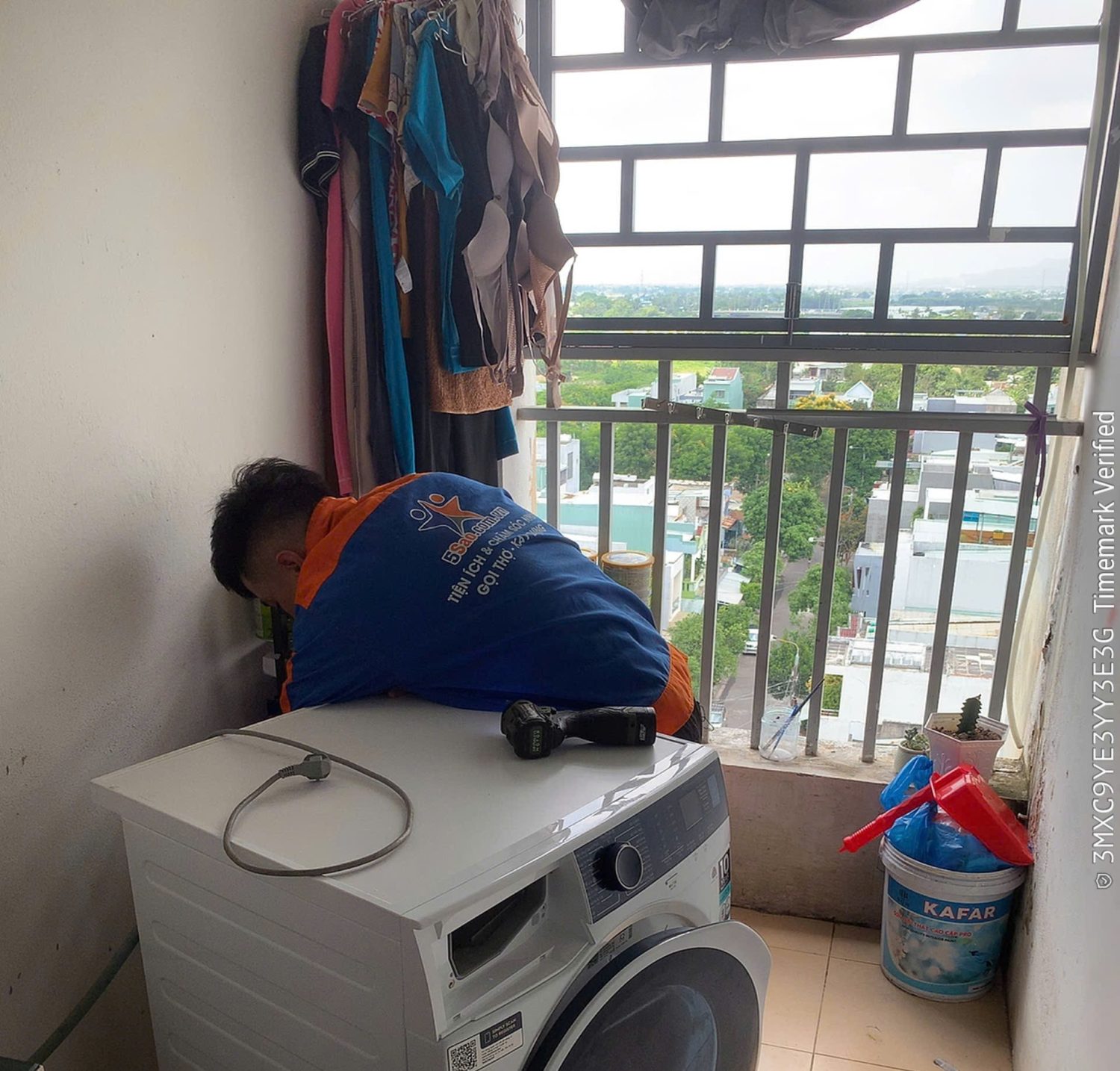 vệ sinh máy giặt bình dương
