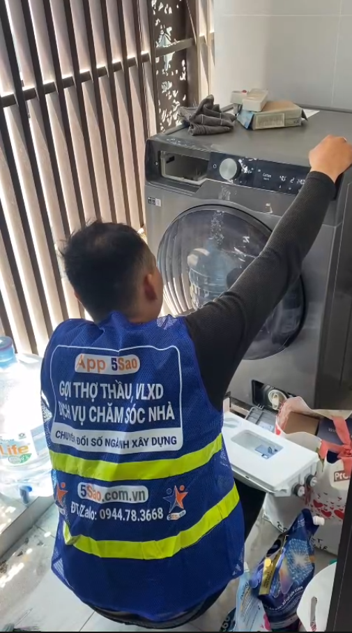 vệ sinh máy giặt bình dương