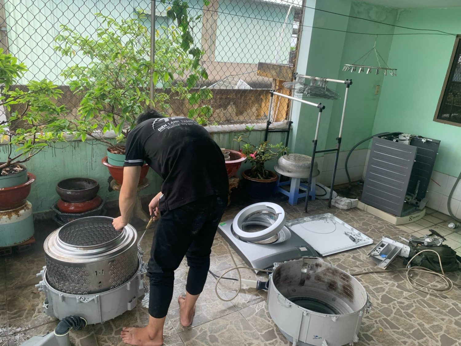 vệ sinh máy giặt tại bình dương