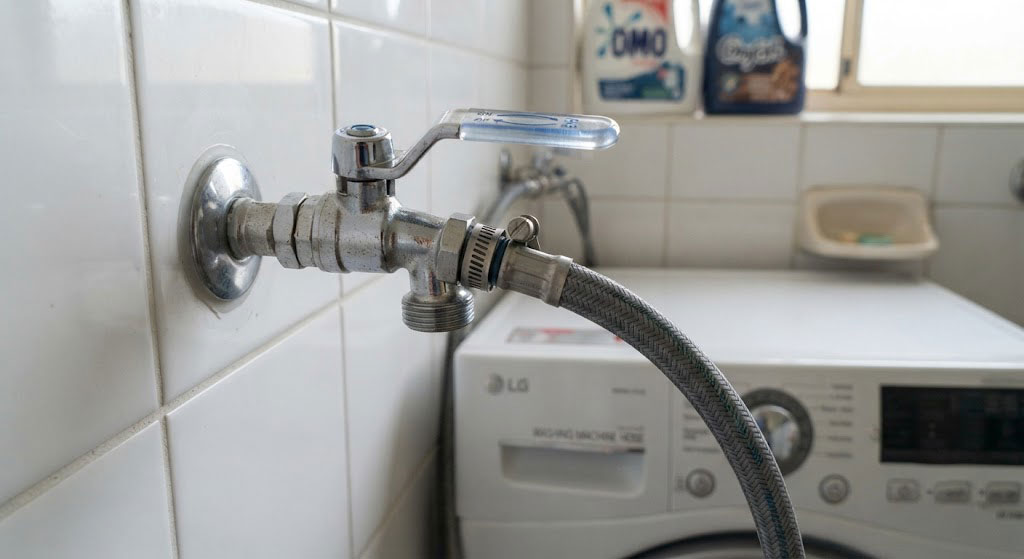 Vòi cấp nước bị khóa