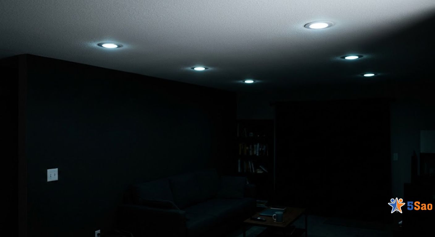 Hiện tượng bóng đèn LED tắt rồi vẫn sáng mờ là gì