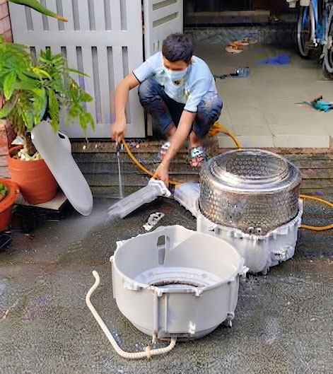 Máy giặt bám cặn, giặt kém sạch? Điện lạnh Bảo An Gia chuyên làm sạch tận nhà tại Q2 — Kiểm tra miễn phí, thợ giỏi có mặt nhanh chóng!