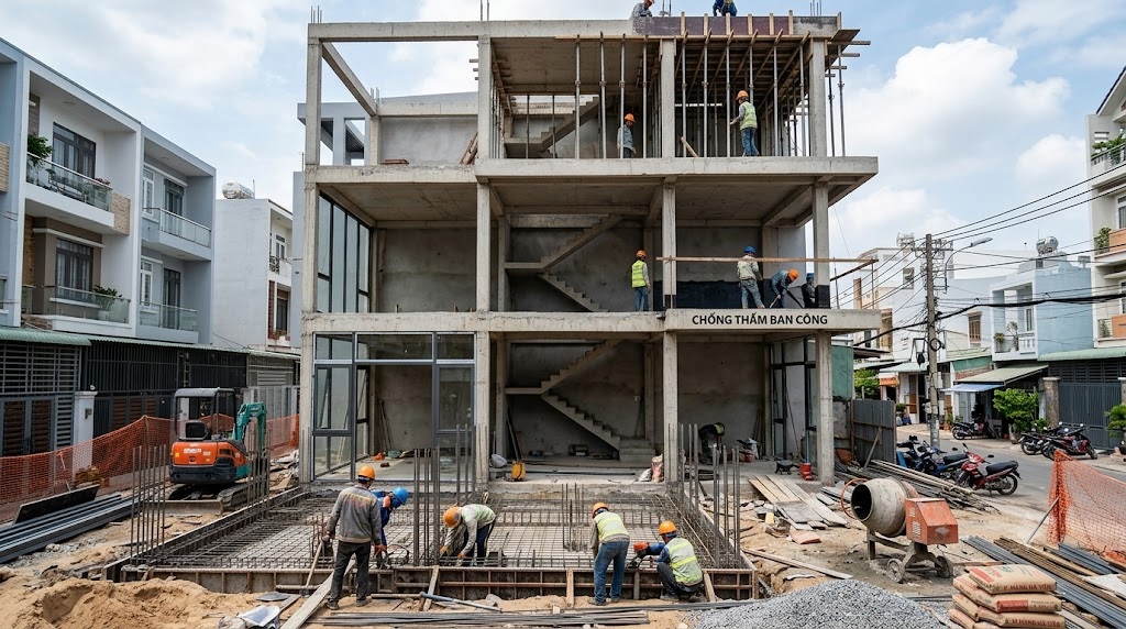 Những lưu ý quan trọng khi thiết kế và thi công nhà 3 tầng