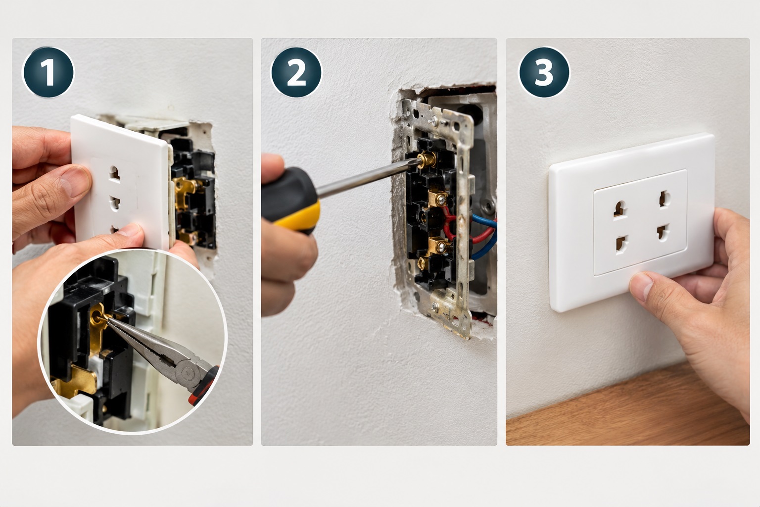 Hướng dẫn 3 cách khắc phục ổ điện bị lỏng tại nhà