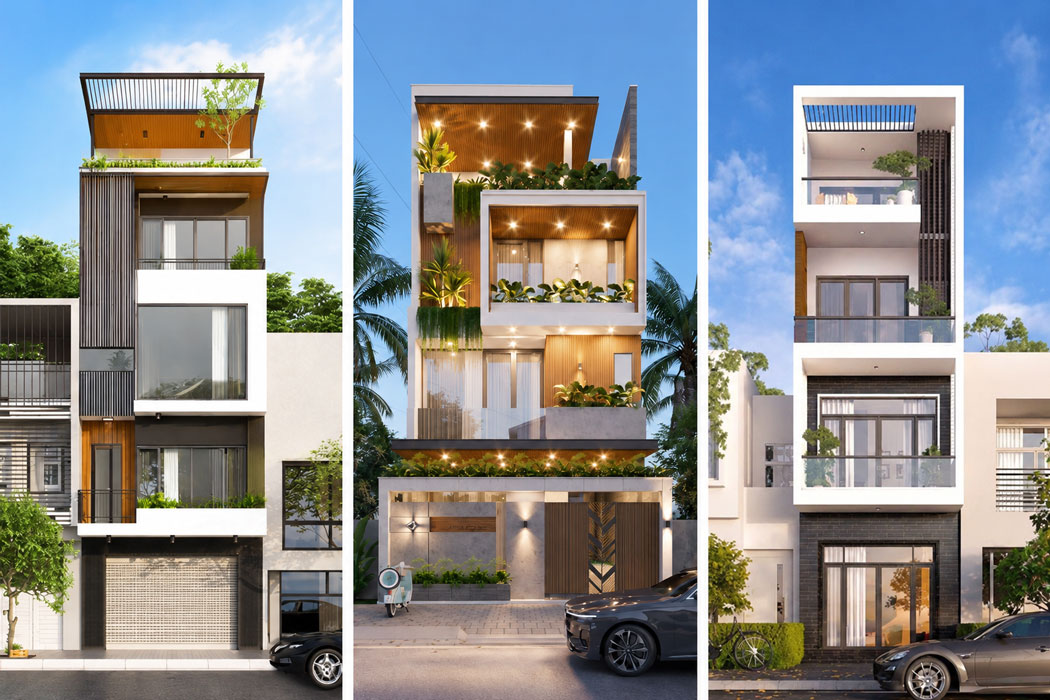 Tổng Hợp Mẫu Nhà 4 Tầng Đẹp Hiện Đại & Tiết Kiệm Chi Phí