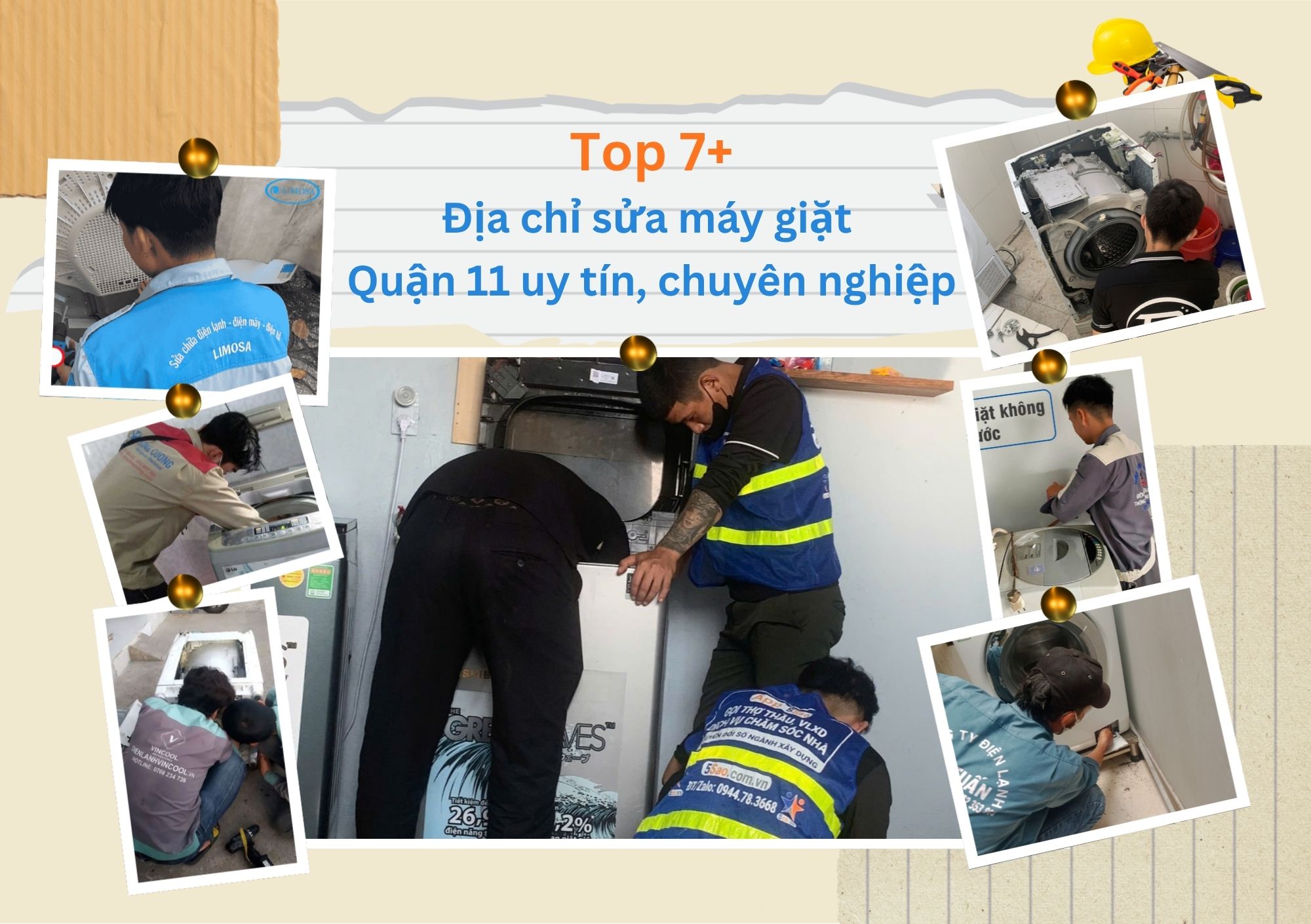 Tổng hợp Top 7+ địa chỉ sửa máy giặt Quận 11 uy tín, chuyên nghiệp: Cung cấp danh sách các đơn vị sửa chữa tại nhà tay nghề cao, bắt bệnh chuẩn xác, minh bạch chi phí và có mặt nhanh chóng sau 30 phút.