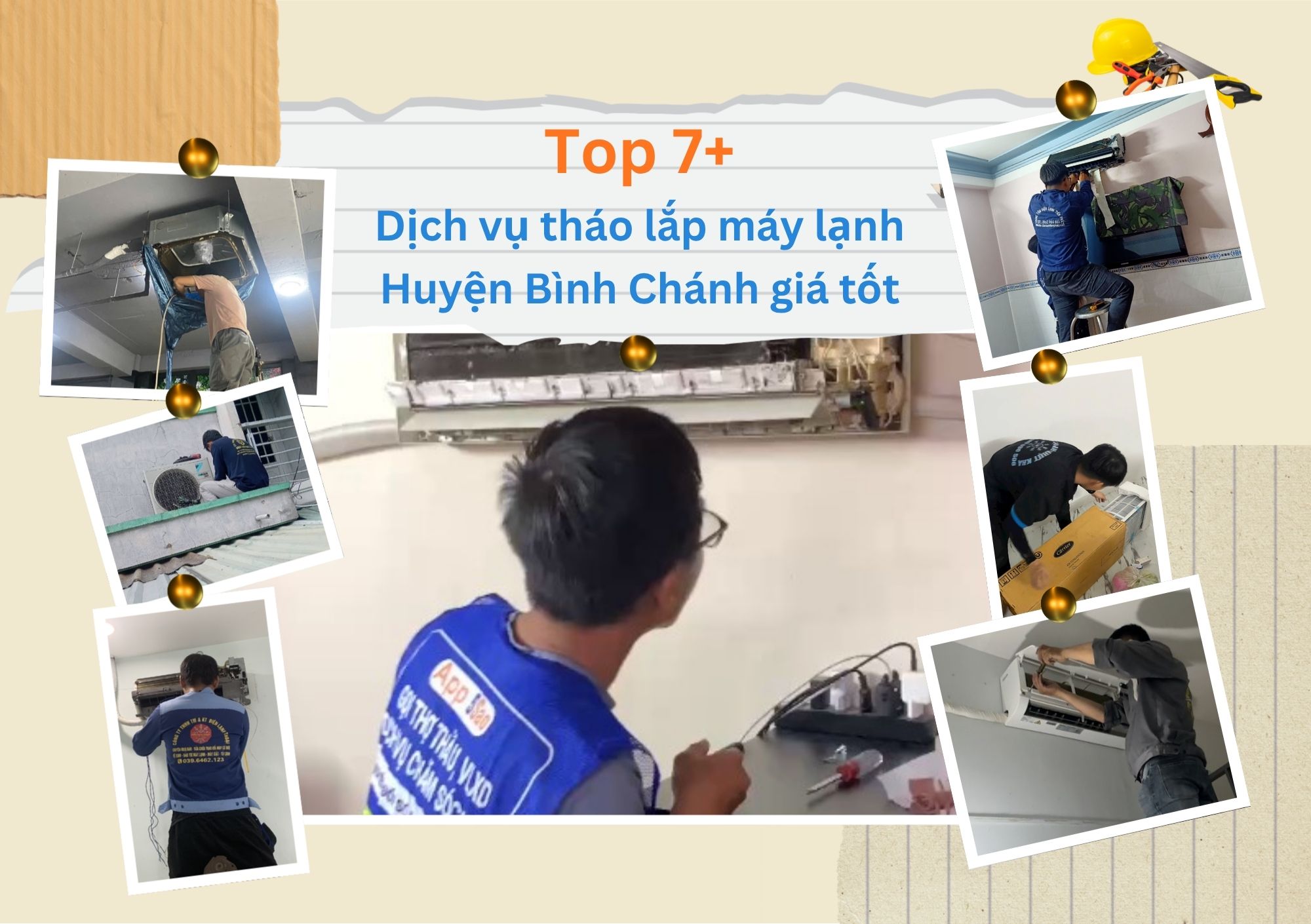 Tổng hợp top 7+ dịch vụ tháo lắp máy lạnh tại Huyện Bình Chánh giá tốt tận nơi