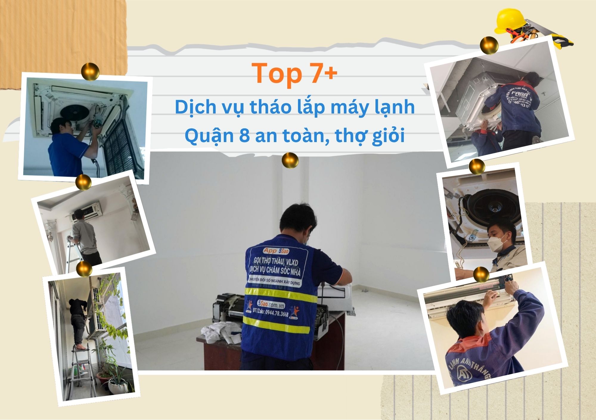 Bạn đang cần tìm đơn vị tháo lắp và di dời máy lạnh tại Quận 8 nhưng băn khoăn không biết đâu là địa chỉ uy tín? Dưới đây là danh sách Top 7+ dịch vụ tháo lắp máy lạnh Quận 8 an toàn, sở hữu đội ngũ thợ giỏi và chuyên nghiệp mà bạn có thể hoàn toàn tin tưởng lựa chọn