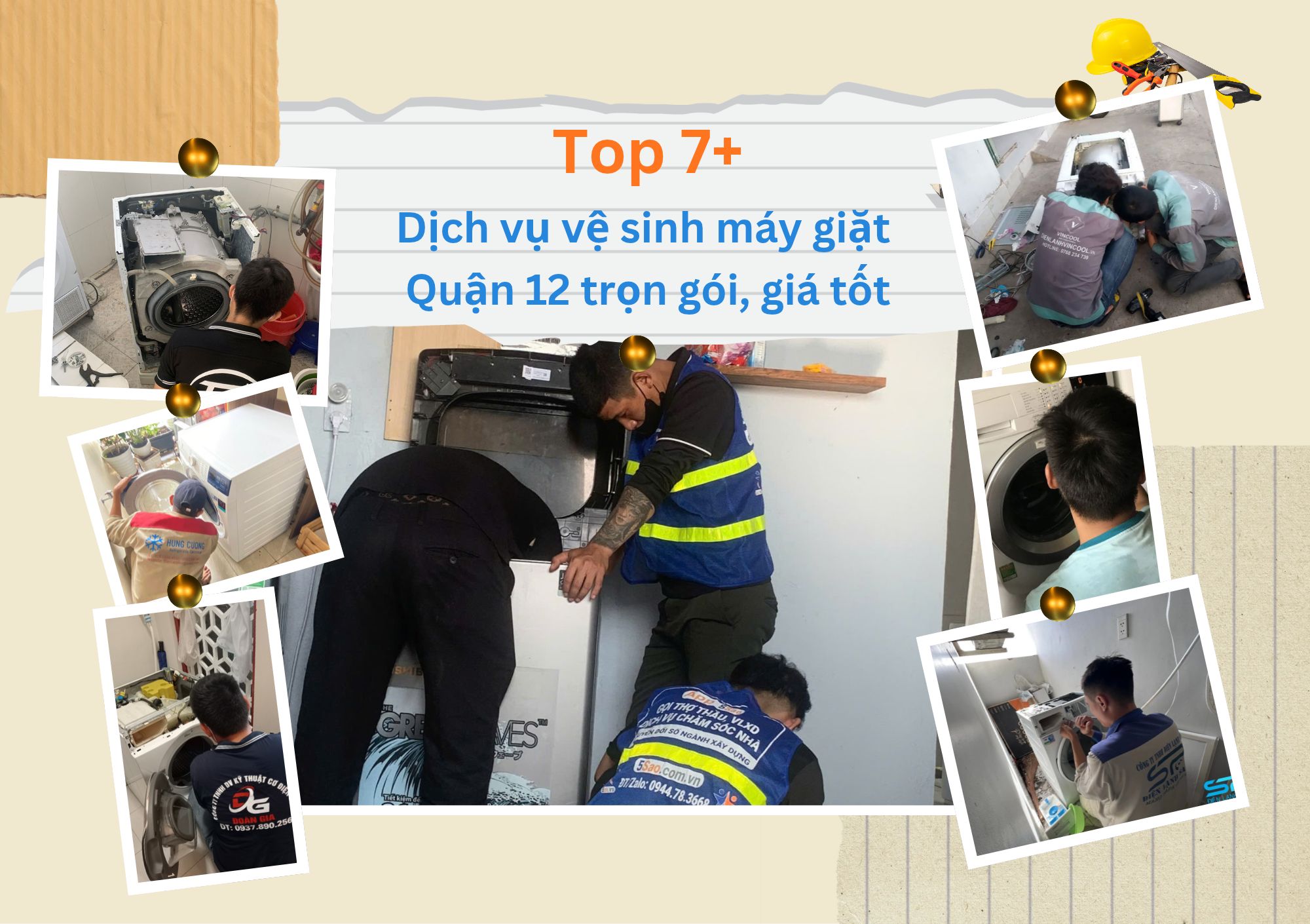 Điểm danh TOP 7+ dịch vụ vệ sinh máy giặt trọn gói, giá rẻ và uy tín nhất Quận 12 – xem ngay để chọn thợ chuẩn!