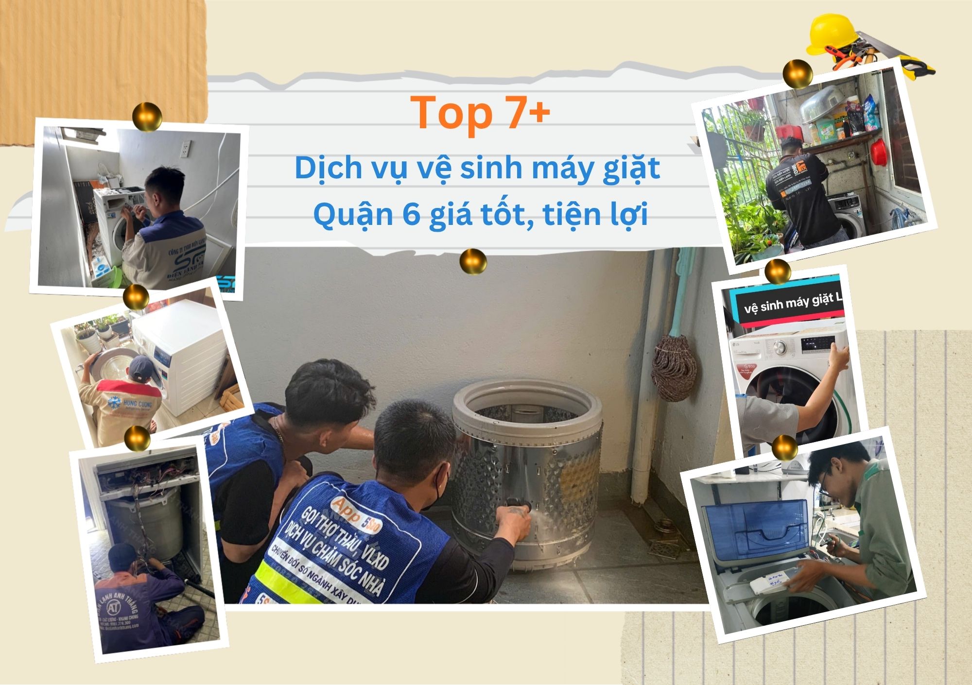 Khám phá top 7+ dịch vụ vệ sinh máy giặt Quận 6 giá tốt, chuyên nghiệp