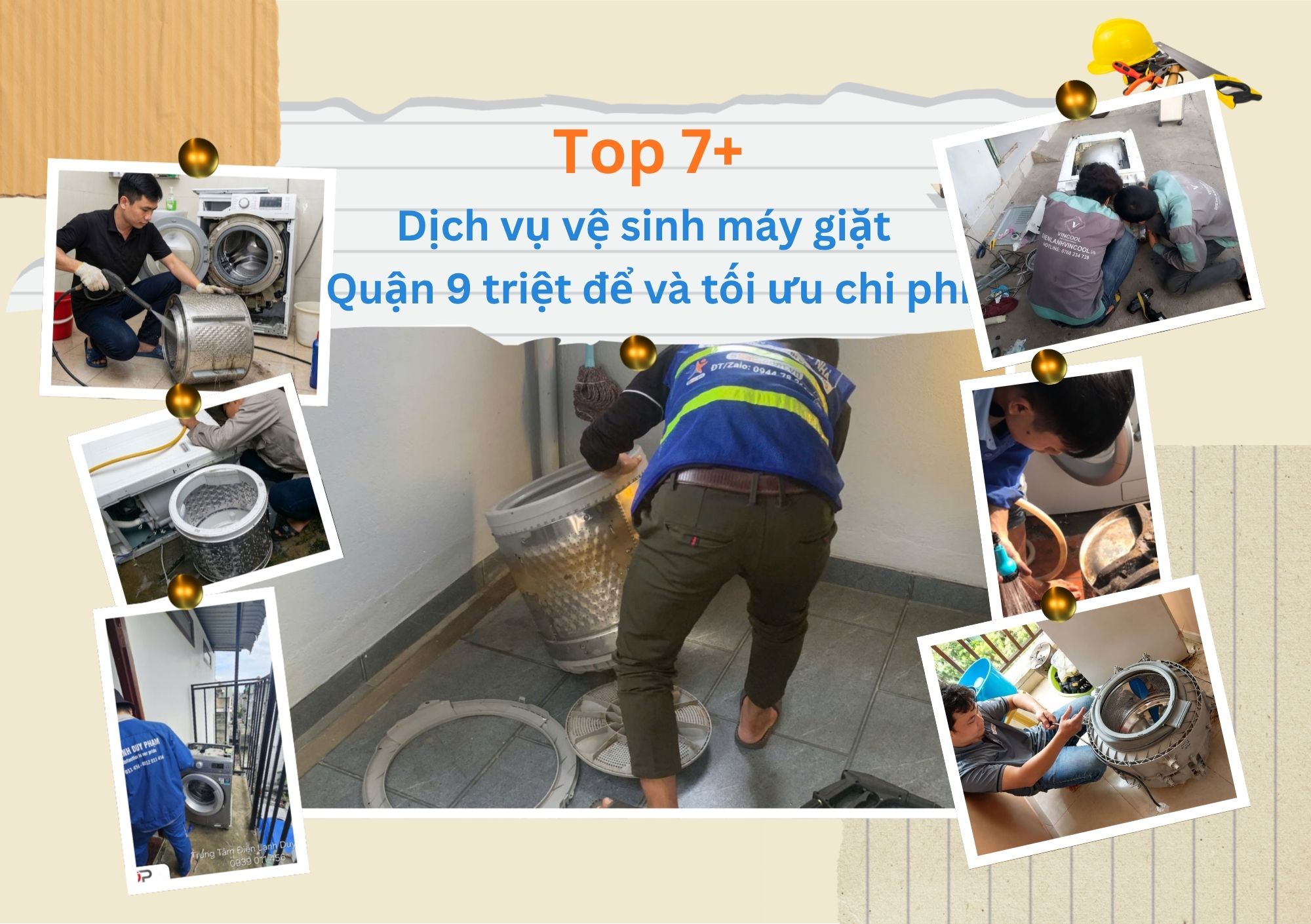 Tổng hợp TOP 7+ dịch vụ vệ sinh máy giặt Quận 9 triệt để và tối ưu chi phí hiện nay, thợ giỏi tay nghề cao phục vụ nhanh chóng tại nhà!