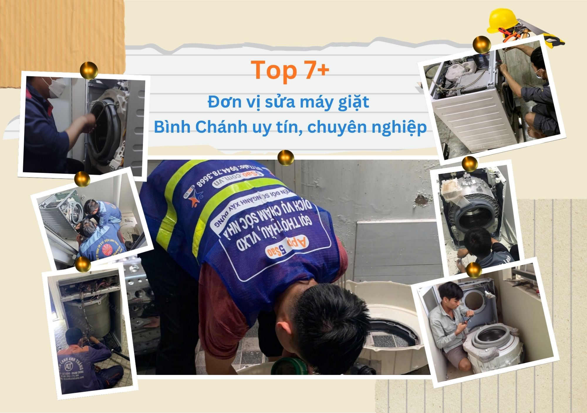 Dưới đây là danh sách các đơn vị cung cấp dịch vụ sửa máy giặt tại nhà uy tín và chuyên nghiệp tại khu vực Huyện Bình Chánh được nhiều khách hàng đánh giá cao