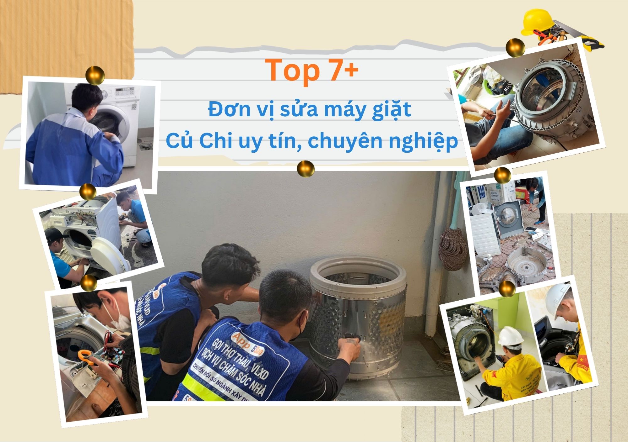 Tổng hợp danh sách các đơn vị sửa máy giặt uy tín và chuyên nghiệp tại huyện Củ Chi giúp bạn dễ dàng tham khảo và liên hệ khi thiết bị gặp sự cố