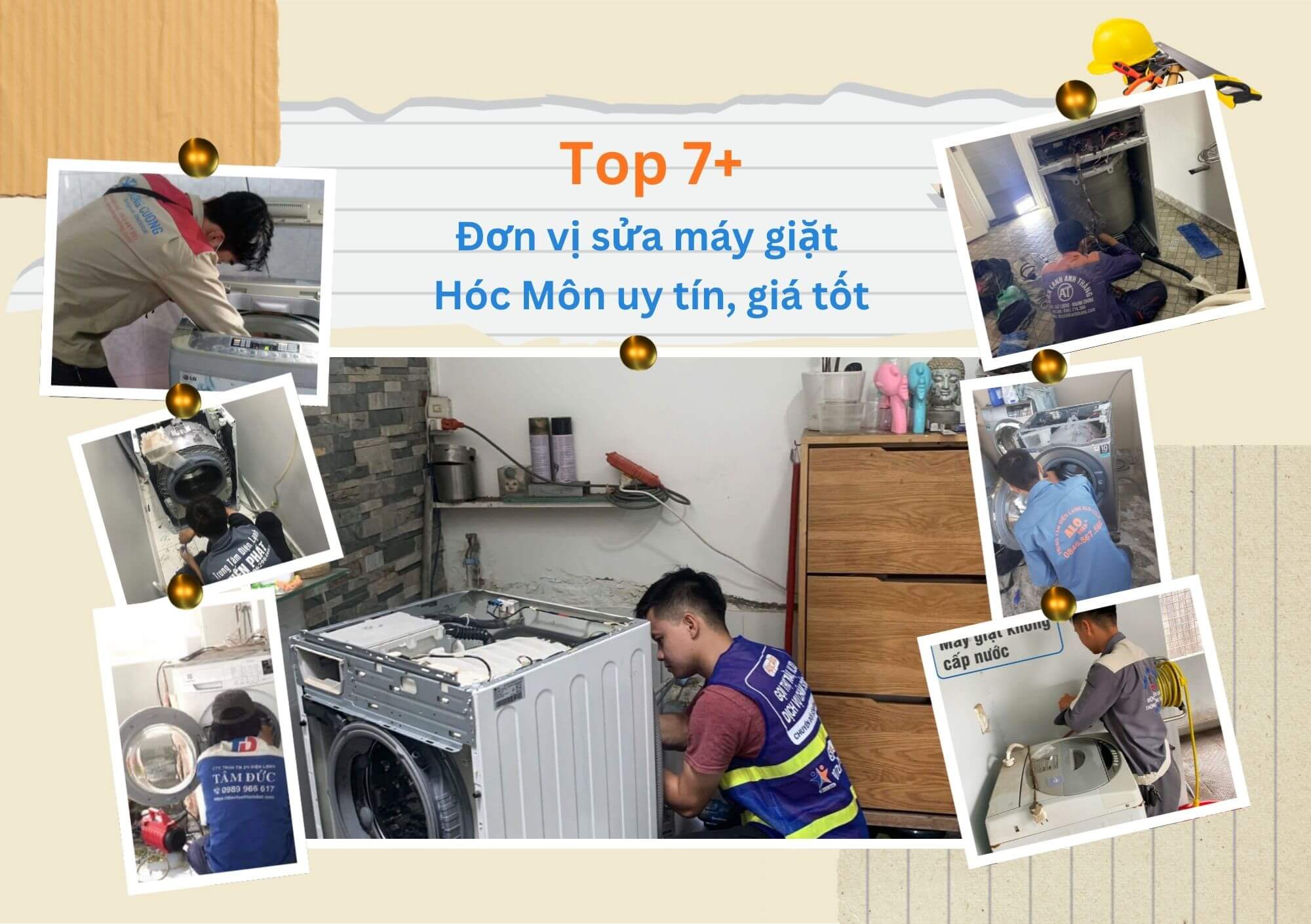 Tổng hợp top các đơn vị sửa máy giặt Hóc Môn uy tín, giá tốt và chuyên nghiệp nhất hiện nay để bạn dễ dàng liên hệ khi thiết bị gặp sự cố