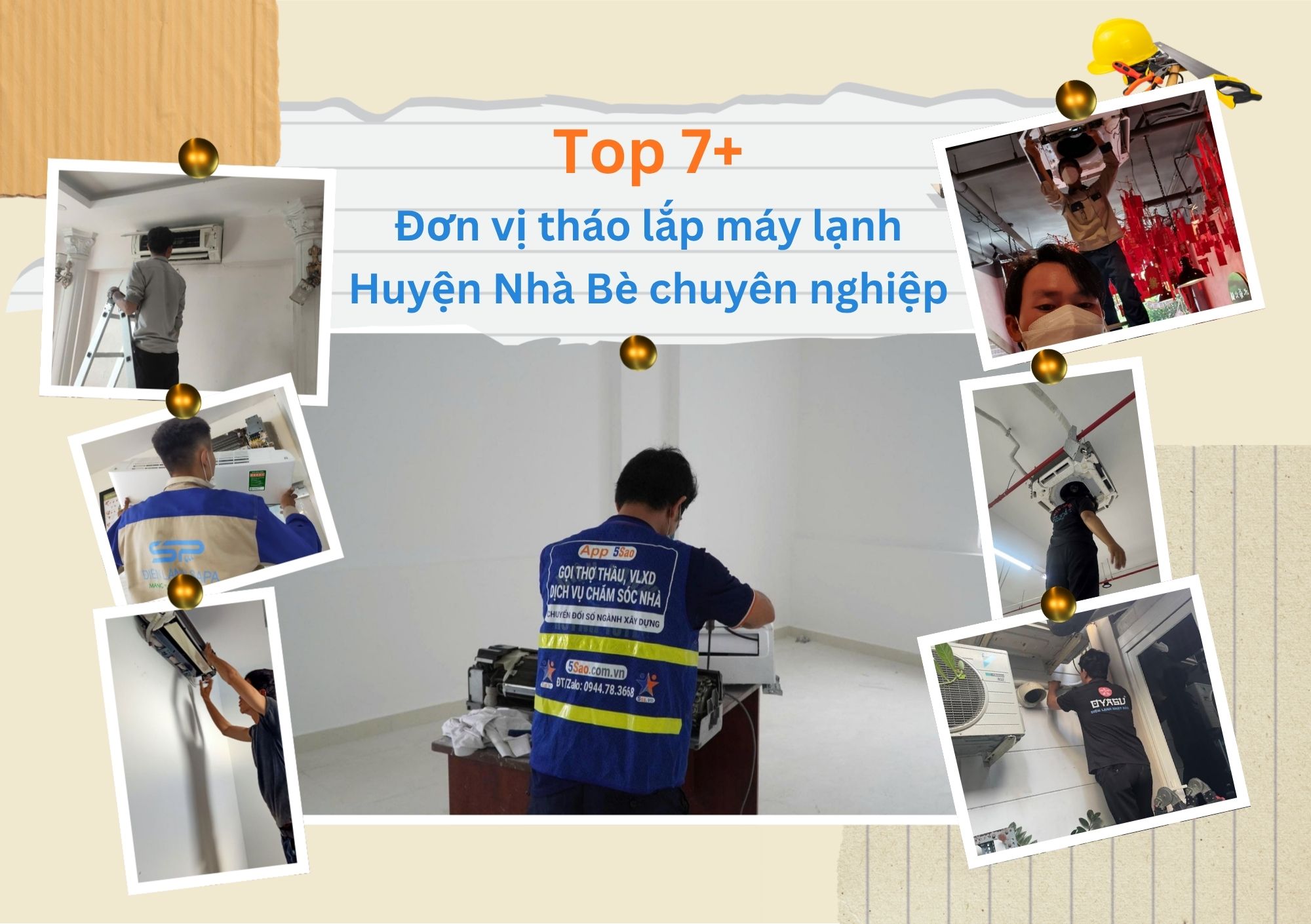 Top 7+ đơn vị tháo lắp máy lạnh Nhà Bè chuyên nghiệp & nhanh chóng