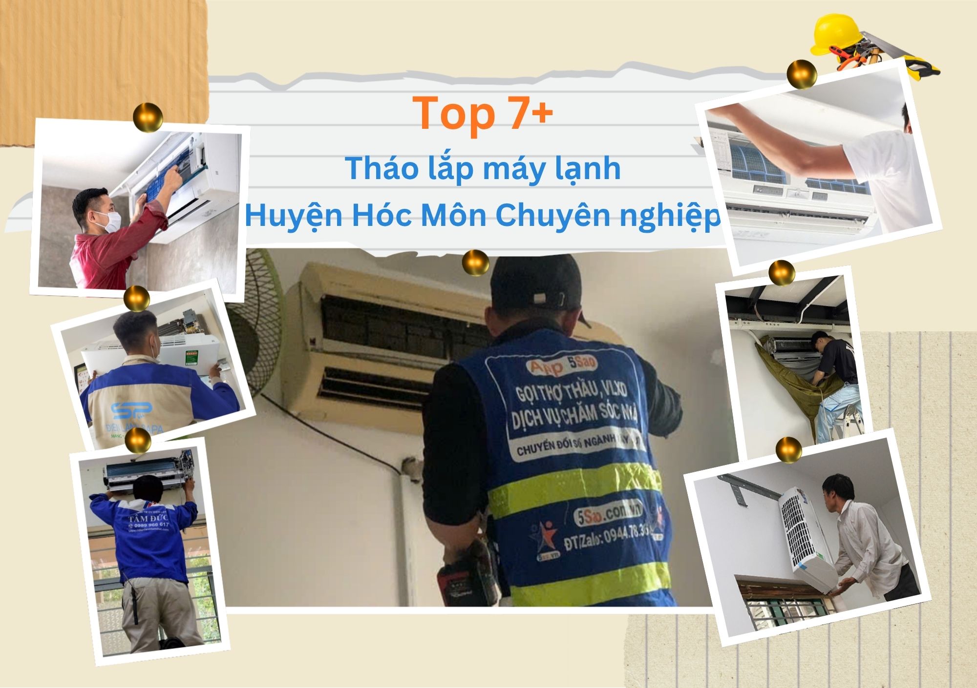 Tham khảo top 7+ tháo lắp máy lạnh Huyện Hóc Môn uy tín, chuyên nghiệp