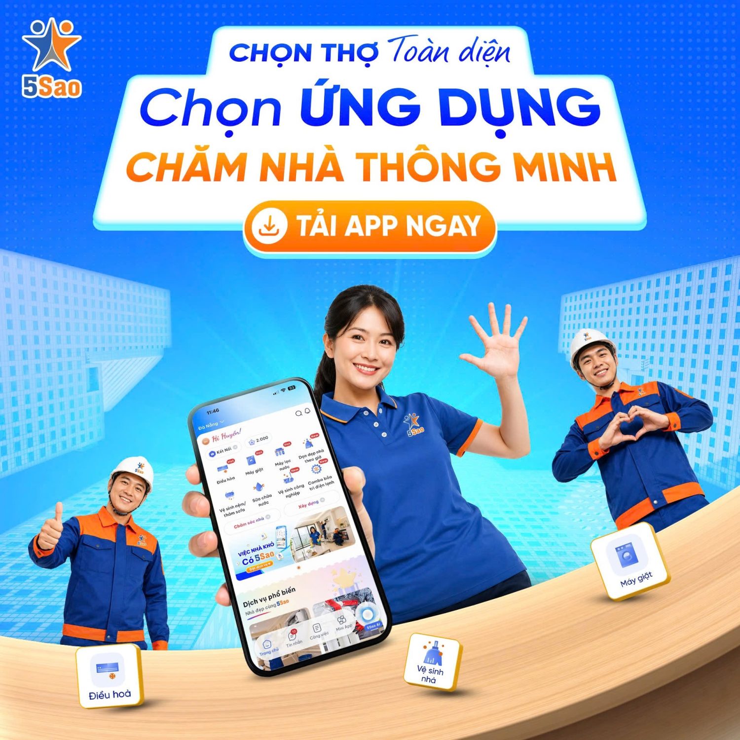 App Gọi Thợ
