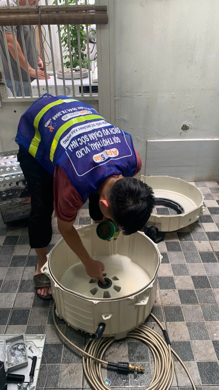 vệ sinh máy giặt tại nhà hà nội