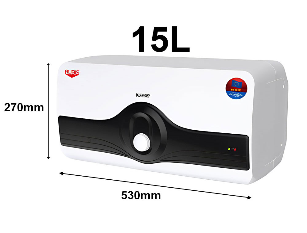 Kích thước bình nóng lạnh 15L