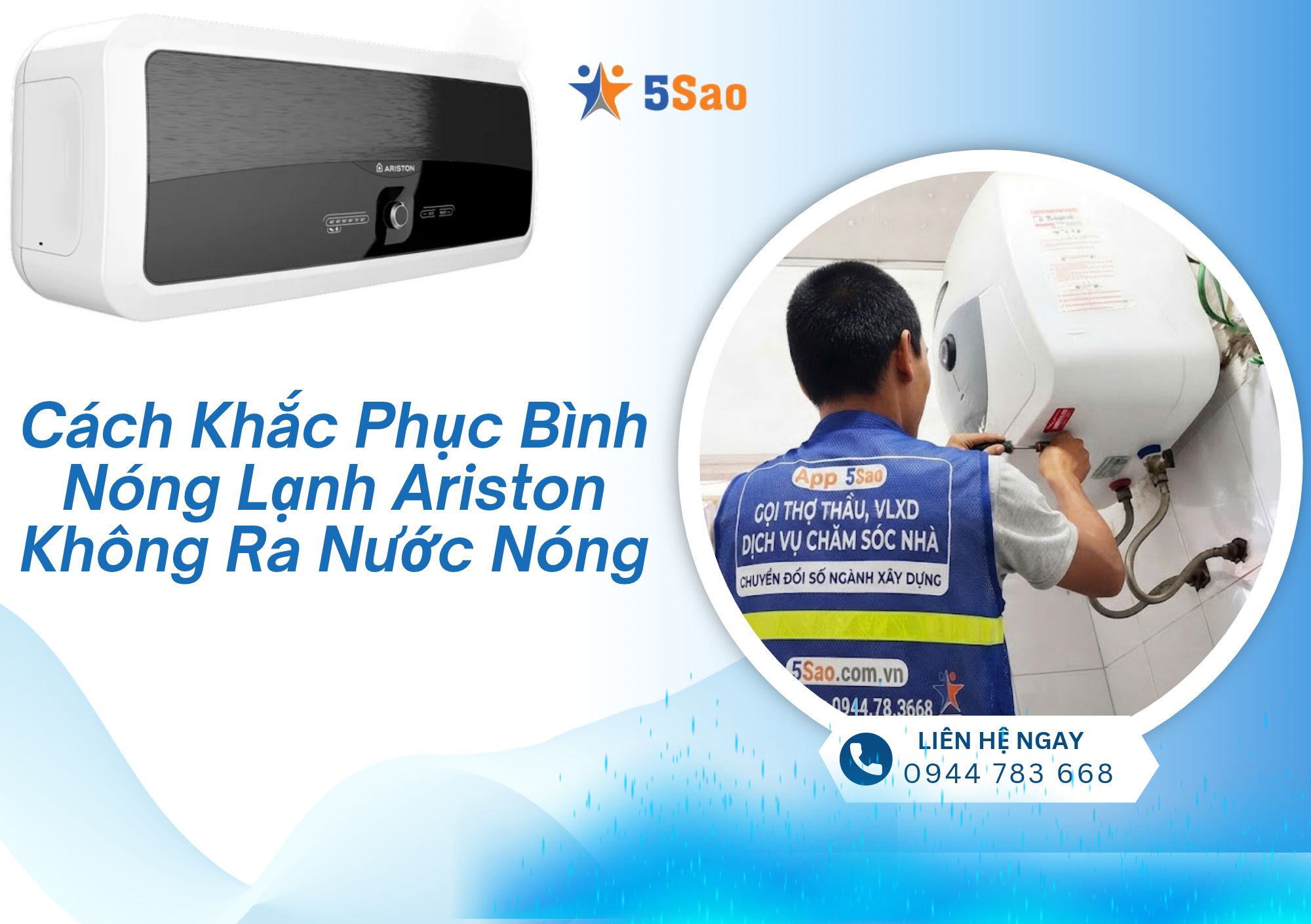 Hướng dẫn cách khắc phục bình nóng lạnh Ariston không ra nước nóng