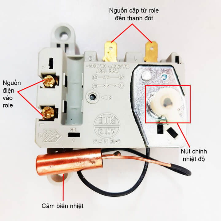 Cảm biến nhiệt độ (Sensor NTC) bị hỏng, sai lệch thông số
