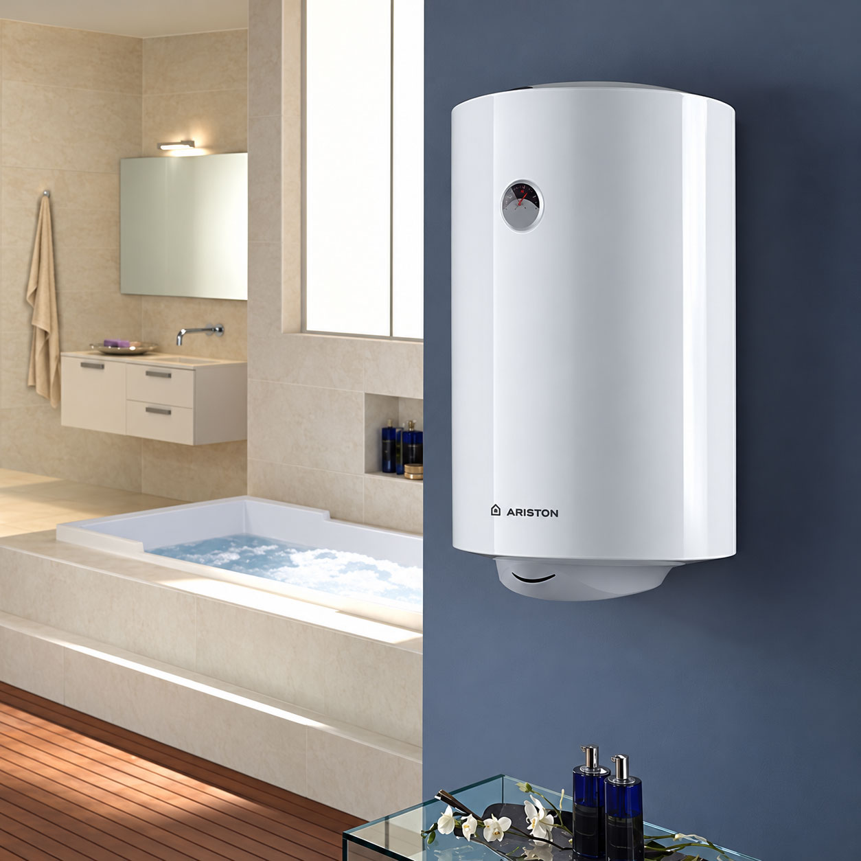Kích thước bình nóng lạnh Ariston 50L Dáng Đứng (PRO R 50V Series)