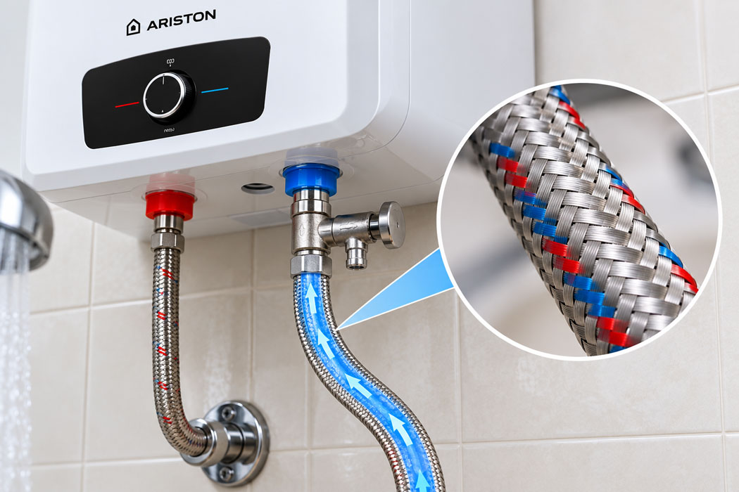 Công nghệ dẫn nước Flexomix tăng thêm 10% lượng nước nóng