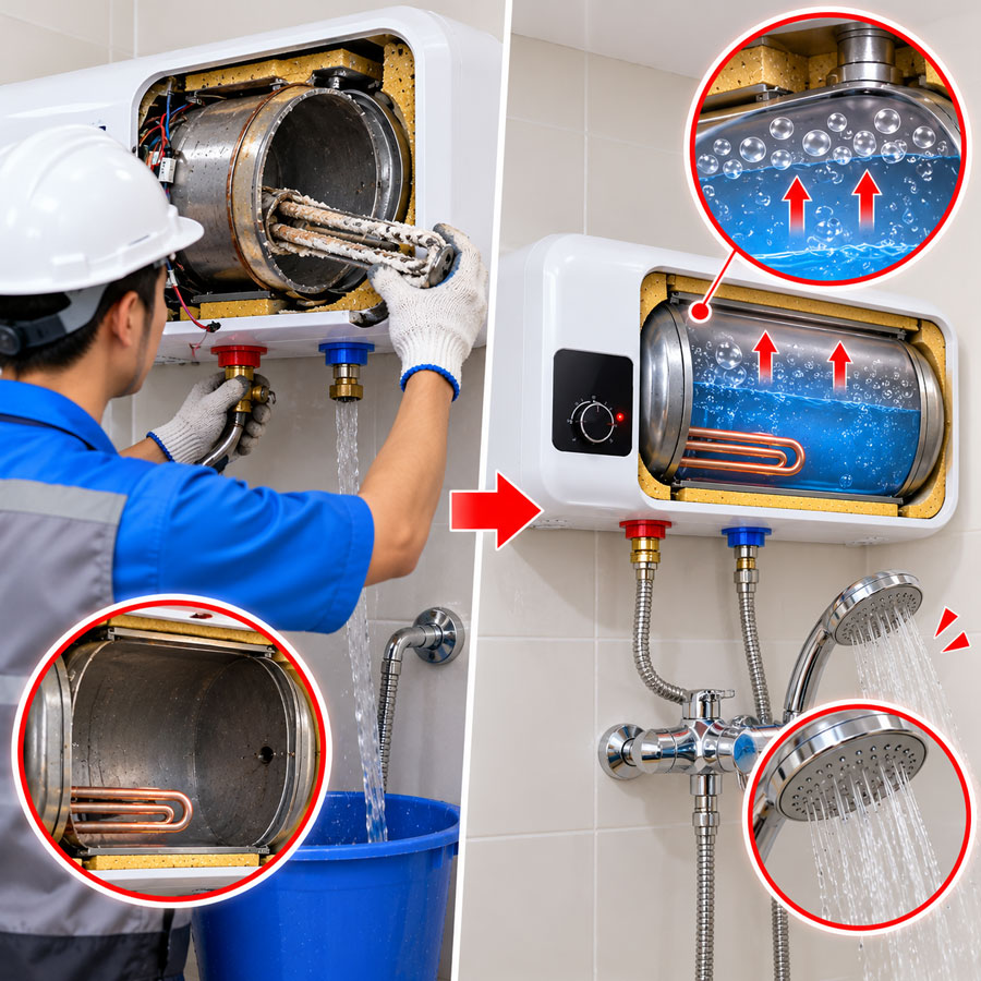 Quá trình bảo dưỡng và sửa chữa thiết bị không đúng kỹ thuật