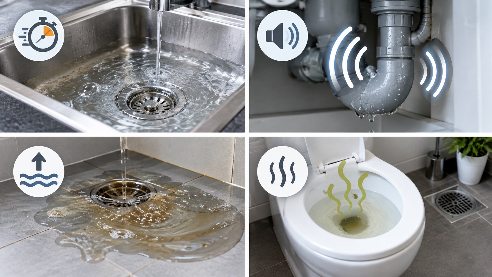 Dấu hiệu nhận biết sớm đường ống nước bị nghẹt